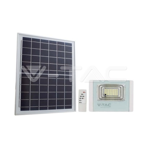 12W LED Соларен Прожектор 6000К Бяло Тяло - изглед 5