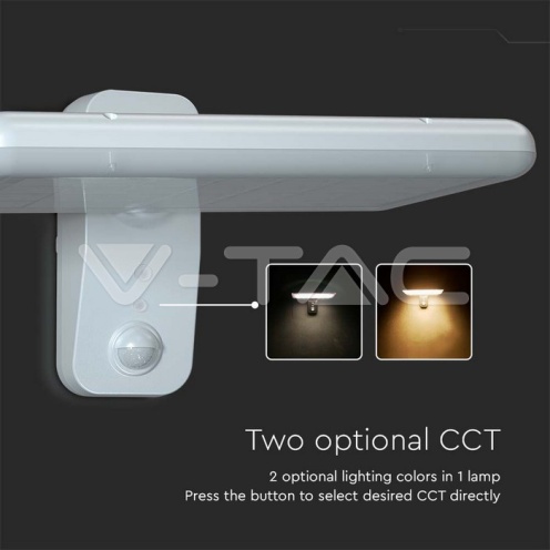 15W LED Соларна Стенна Лампа LiFePO4 Батерия 3.2V 6000mA CCT: 6000K+4000K Бяла - изглед 7 - rZ commerce 15W LED Соларна Стенна Лампа LiFePO4 Батерия 3.2V 6000mA CCT: 6000K+4000K Бяла - изглед 7
