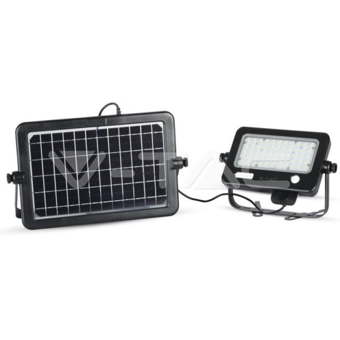 10W LED Соларен Прожектор 2 Части Черно Тяло 4000K PIR Сензор IP65 - изглед 9 - rZ commerce 10W LED Соларен Прожектор 2 Части Черно Тяло 4000K PIR Сензор IP65 - изглед 9