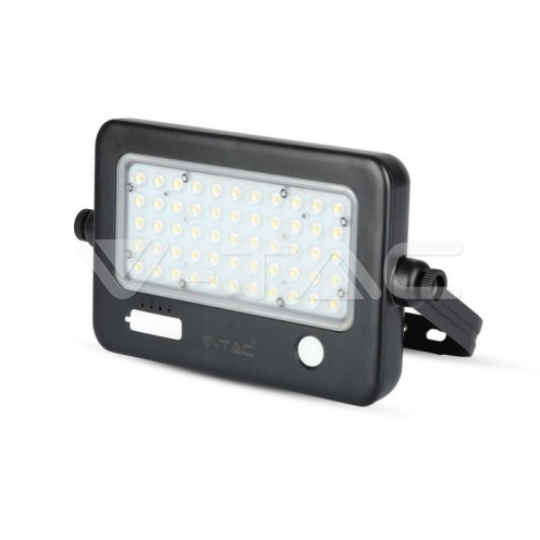 10W LED Соларен Прожектор 2 Части Черно Тяло 4000K PIR Сензор IP65 - изглед 1 - rZ commerce 10W LED Соларен Прожектор 2 Части Черно Тяло 4000K PIR Сензор IP65 - изглед 1