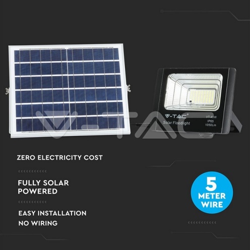 16W LED Соларен Прожектор 4000К - изглед 13