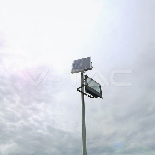 12W LED Прожектор с Фотоволтаичен Панел 4000K 550lm - изглед 6