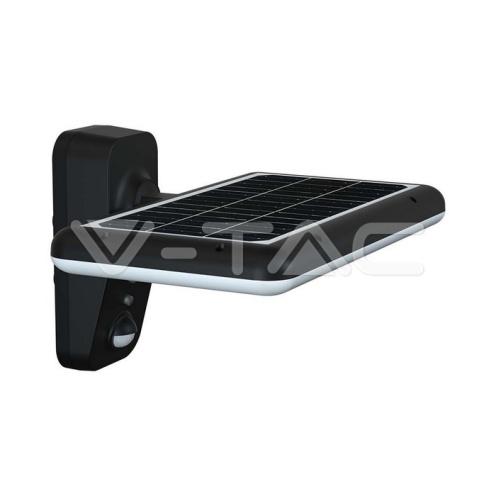 15W LED Соларна Стенна Лампа CCT: 6000K+4000K Черна с PIR сензор 2000lm - изглед 16
