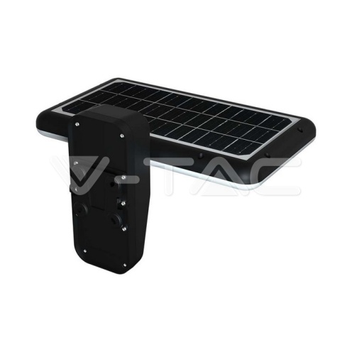 15W LED Соларна Стенна Лампа CCT: 6000K+4000K Черна с PIR сензор 2000lm - изглед 15