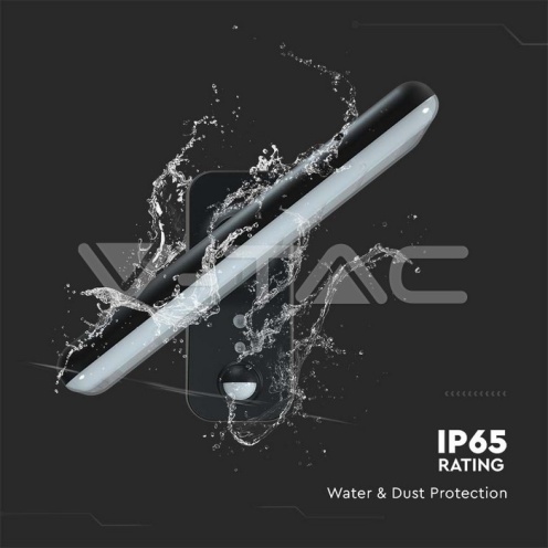 15W LED Соларна Стенна Лампа CCT: 6000K+4000K Черна с PIR сензор 2000lm - изглед 8