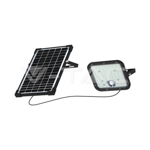 30W LED Соларен Прожектор LiFePo Батерия 3.7V Черен 4000K 4800Lm - изглед 14