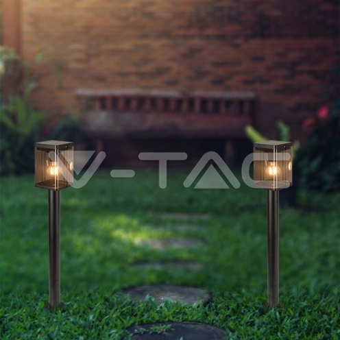 2.5W LED Соларна Наземна Лампа Е27 Сензор IP44 - изглед 8