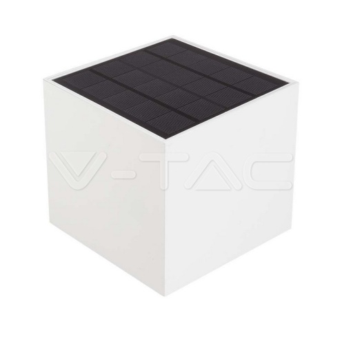 9W COB LED Соларна Стенна Лампа с Батерия 1x2600mAh 16ч.3000K Бяло Тяло IP65 - изглед 5