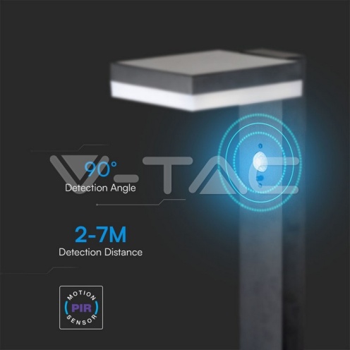 5.5W LED Соларна Наземна със Сензор и Батерия 2200MA LI 3.7V квадрат - изглед 4