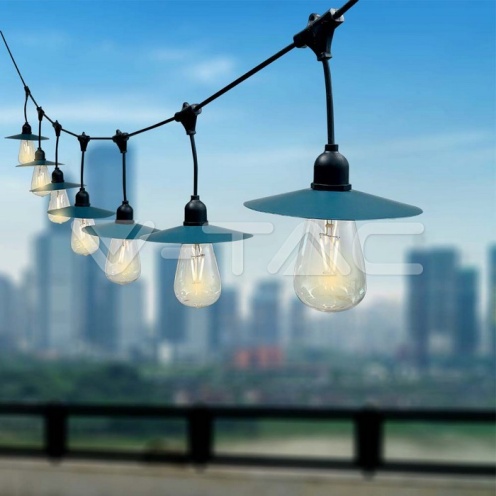 3W Соларна Поредица 15бр. LED Крушки 15м - изглед 6