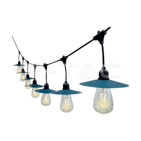 3W Соларна Поредица 15бр. LED Крушки 15м - изглед 1