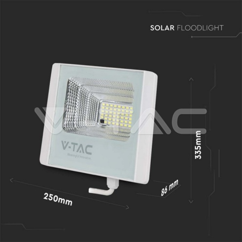 35W LED Соларен Прожектор 6000К Бяло Тяло - изглед 11