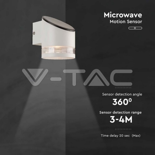 1W LED Соларна Стенна Лампа SMD С Микровълнов Датчик IP44 3000K - изглед 4 - rZ commerce 1W LED Соларна Стенна Лампа SMD С Микровълнов Датчик IP44 3000K - изглед 4