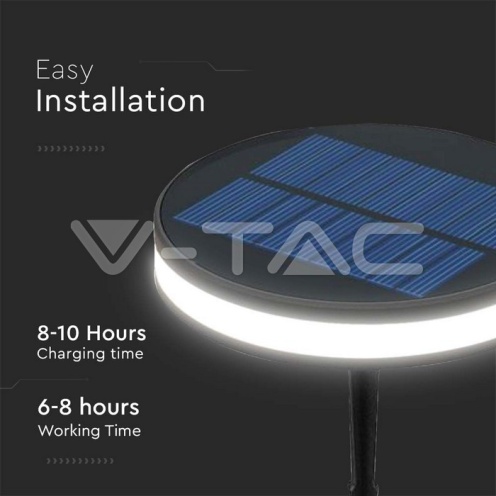 1.8W LED Соларен Спот Колче IP54 3000K - изглед 3