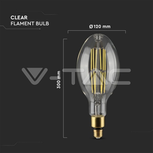 LED Крушка - 24W E27 ED120 Filamen 160LM/W 6400K EVOLUTION - изглед 4 - rZ commerce LED Крушка - 24W E27 ED120 Filamen 160LM/W 6400K EVOLUTION - изглед 4