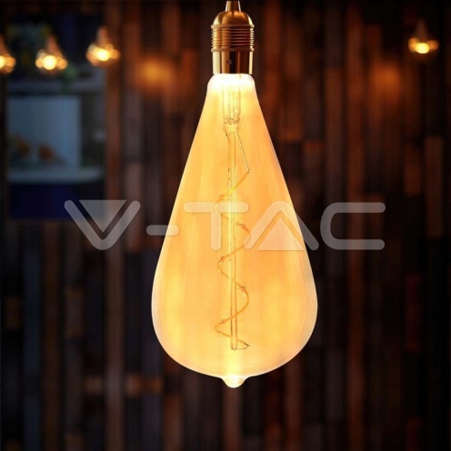 LED Крушка - 4W Filament Спирала ST120 2700K Амбър - изглед 4 - rZ commerce LED Крушка - 4W Filament Спирала ST120 2700K Амбър - изглед 4