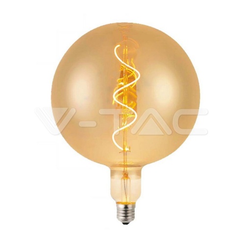 LED Крушка - 4W Filament Спирала G200 2700K Амбър - изглед 1 - rZ commerce LED Крушка - 4W Filament Спирала G200 2700K Амбър - изглед 1