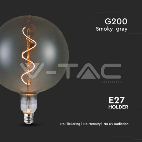 LED Крушка - 4W Filament Спирала G200S 2700K Опушен - изглед 2 - rZ commerce LED Крушка - 4W Filament Спирала G200S 2700K Опушен - изглед 2