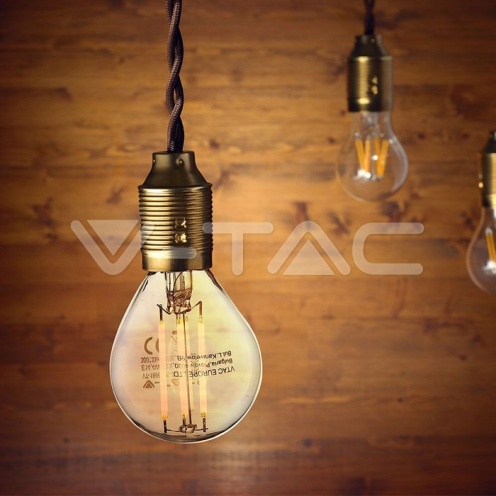 LED Крушка - 4W Filament E14 P45 3000K 400Lm - изглед 5