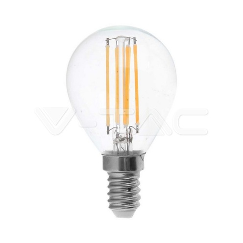LED Крушка 6W Filament E14 P45 6000К - изглед 1 - rZ commerce LED Крушка 6W Filament E14 P45 6000К - изглед 1