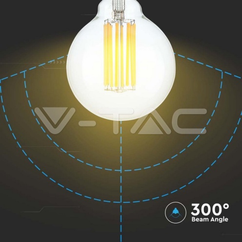 LED Крушка - 18W Filament E27 G95 3000K 135LM/W - изглед 3