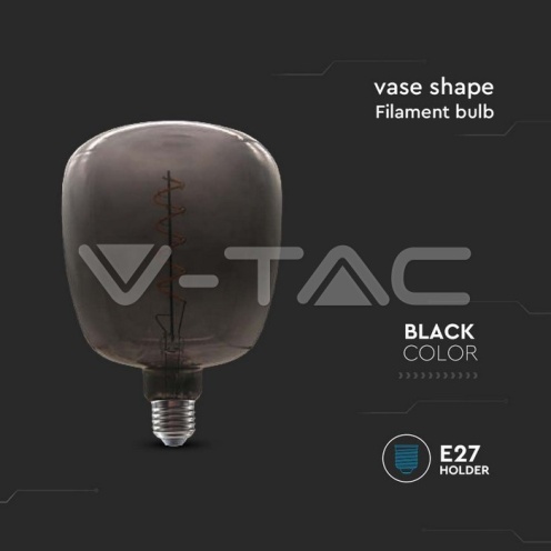 LED Крушка 4W Filament Ваза Черна - изглед 2 - rZ commerce LED Крушка 4W Filament Ваза Черна - изглед 2
