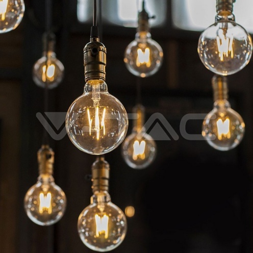 LED Крушка - 6W Filament E27 G125 6400K - изглед 5 - rZ commerce LED Крушка - 6W Filament E27 G125 6400K - изглед 5