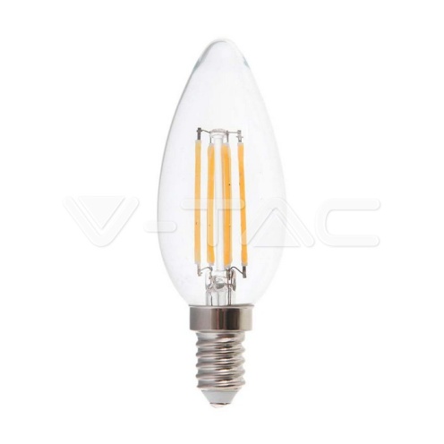 LED Крушка - 5.5W Filament E14 Димиращ Кендъл 3000К - изглед 1 - rZ commerce LED Крушка - 5.5W Filament E14 Димиращ Кендъл 3000К - изглед 1