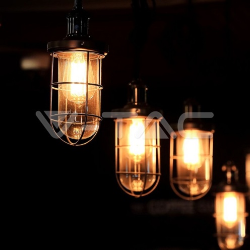 LED Крушка - 4W Filament E27 ST64 3000K - изглед 6