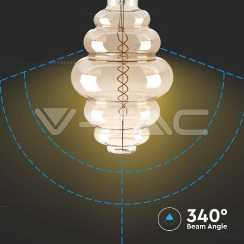 LED Крушка - 8W Filament E27 S200 Димиращ Двойно опушен 1800K - изглед 3 - rZ commerce LED Крушка - 8W Filament E27 S200 Димиращ Двойно опушен 1800K - изглед 3