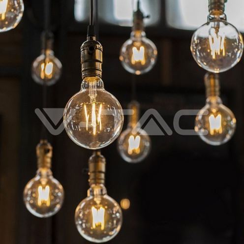 LED Крушка - 12W Filament E27 G125 6500K 1521Lm - изглед 5