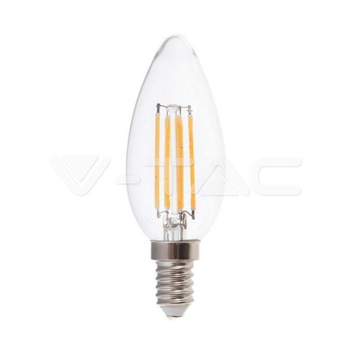 LED Крушка - 6W Filament E14 Кендъл 3000К 600Lm - изглед 1 - rZ commerce LED Крушка - 6W Filament E14 Кендъл 3000К 600Lm - изглед 1