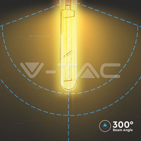 LED Крушка - 6W T30 E27 Filament Amber Покритие 2200K 500Lm - изглед 3 - rZ commerce LED Крушка - 6W T30 E27 Filament Amber Покритие 2200K 500Lm - изглед 3