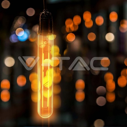 LED Крушка - 6W T30 E27 Filament Amber Покритие 2200K 500Lm - изглед 5 - rZ commerce LED Крушка - 6W T30 E27 Filament Amber Покритие 2200K 500Lm - изглед 5