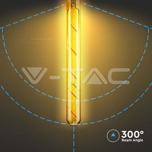 LED Крушка - 5W T30 E27 Filament Amber Покритие 2200K 500Lm - изглед 3 - rZ commerce LED Крушка - 5W T30 E27 Filament Amber Покритие 2200K 500Lm - изглед 3
