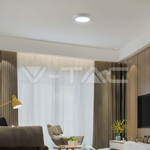 24W LED Панел Външен Монтаж Кръг 3000К - изглед 6