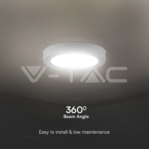 6W LED панел Backlit SAMSUNG чип 3000к 660lm кръг - изглед 2