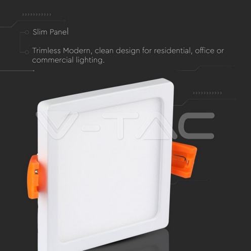 15W LED Frameless Панел Квадрат 6000K - изглед 4