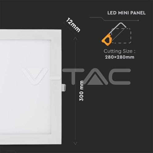 36W LED Premium Панел - Квадрат 4000K - изглед 5 - rZ commerce 36W LED Premium Панел - Квадрат 4000K - изглед 5