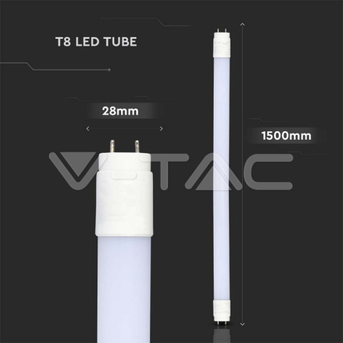 LED Пура T8 22W 150 см Nano Пластик 3000K Неротационна - изглед 5 - rZ commerce LED Пура T8 22W 150 см Nano Пластик 3000K Неротационна - изглед 5