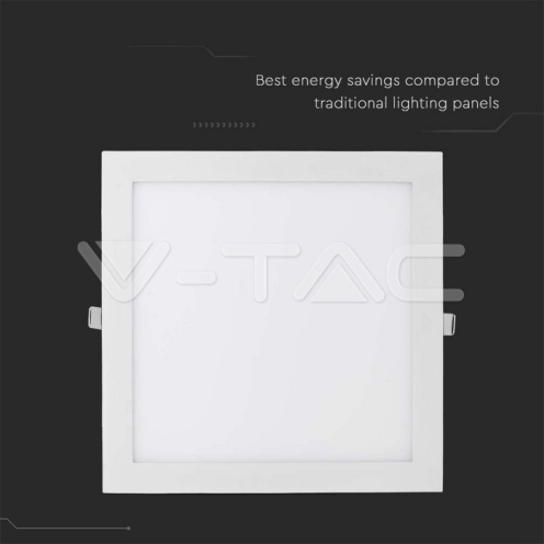 24W LED Premium Панел - Квадрат 6400K - изглед 3 - rZ commerce 24W LED Premium Панел - Квадрат 6400K - изглед 3