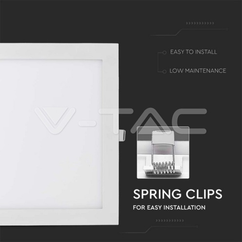 24W LED Premium Панел - Квадрат 6400K - изглед 4 - rZ commerce 24W LED Premium Панел - Квадрат 6400K - изглед 4