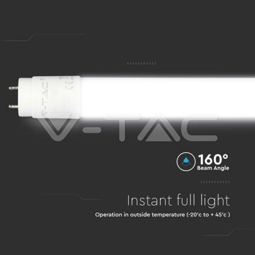 LED Пура SAMSUNG ЧИП - 60см 9W G13 Нано Пластик 6400К - изглед 4