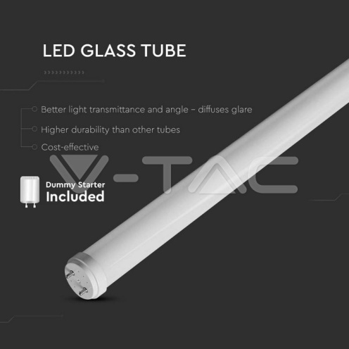 LED Пура T8 9W - 60 см G13 Стъклена 4000К - изглед 4 - rZ commerce LED Пура T8 9W - 60 см G13 Стъклена 4000К - изглед 4