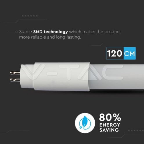 LED Пура T5 16W - 120 см 6500K - изглед 4
