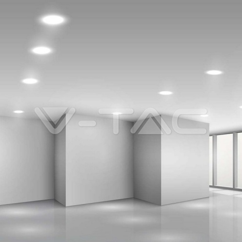 24W LED Backlit Панел - Кръг 4000K 2640Lm - изглед 6