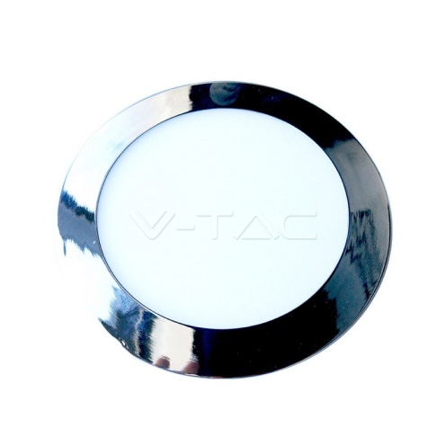 24W LED Панел Хром Кръг 3000K - изглед 1 - rZ commerce 24W LED Панел Хром Кръг 3000K - изглед 1
