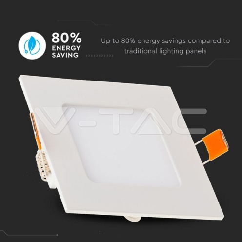 6W LED Premium Панел - Квадрат 3000K - изглед 3 - rZ commerce 6W LED Premium Панел - Квадрат 3000K - изглед 3