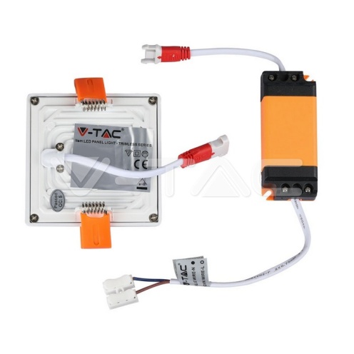 22W LED Frameless Панел Квадрат 6000K - изглед 3