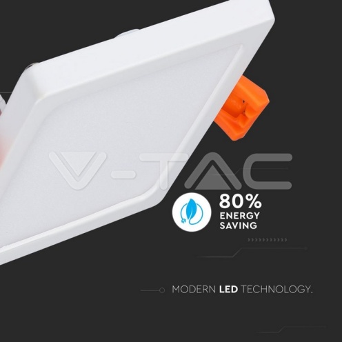 22W LED Frameless Панел Квадрат 6000K - изглед 5